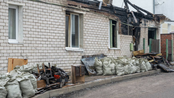 Professional Fire Damage Repair technician working in Millersville, PA